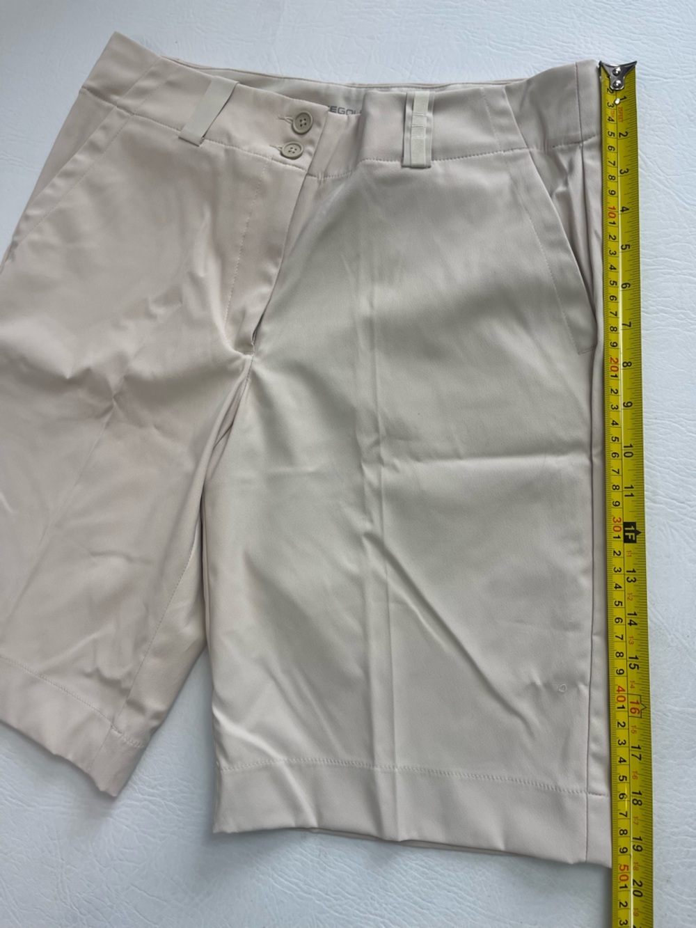 Nike Golf Dri-FIT Bermuda Shorts Women’s Khaki Size 6 - Picture 4 of 14